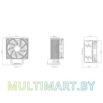 Кулер DeepCool GAMMAXX GT A-RGB (DP-MCH4-GMX-GT-ARGB) картинка 13